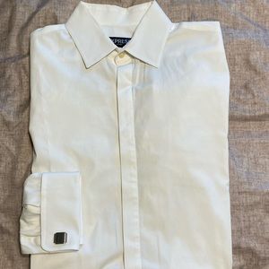 Express Men’s S Fitted French Cuff, Cufflinks